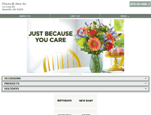 Tablet Screenshot of flowersbysteveinc.com